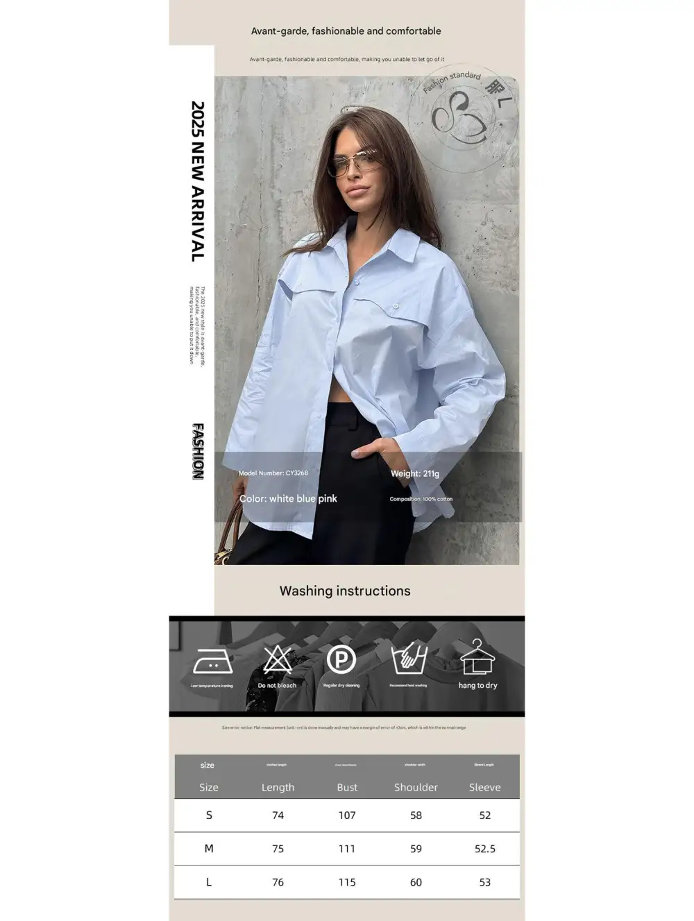 Shirt with Back Slit Blouse
