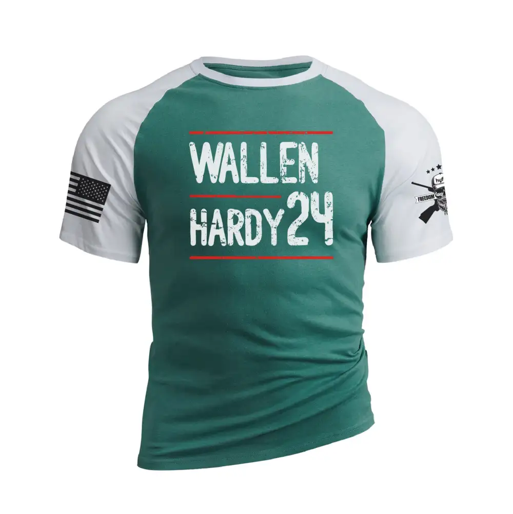 WALLEN HARDY 24 RAGLAN GRAPHIC TEE