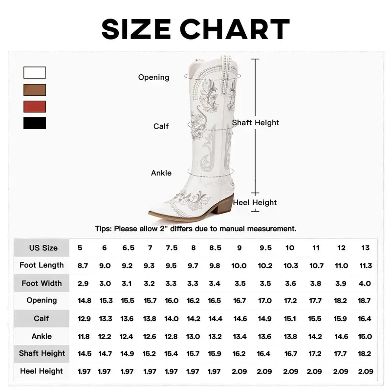 Women's Sparkly Rhinestone Cowboy Boots with Embroidery & Pointed Toe