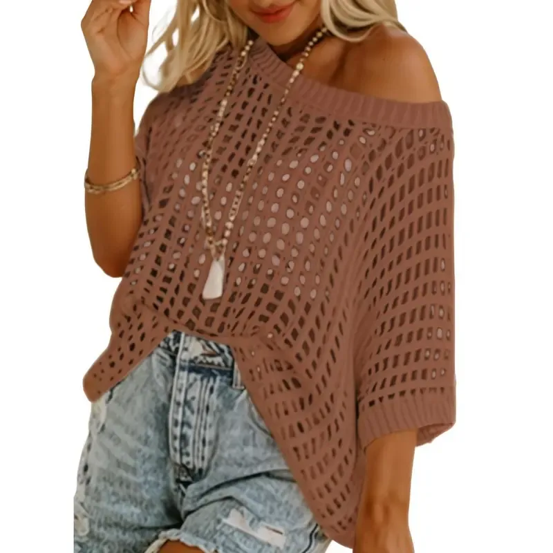 Women's Summer Crew Neck Short Sleeve Top