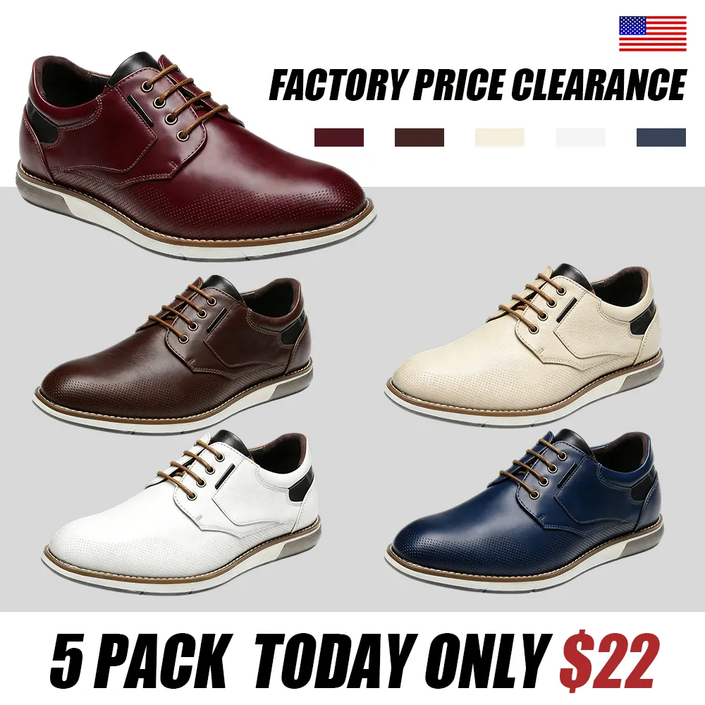 Men's Casual Dress Oxfords Shoes