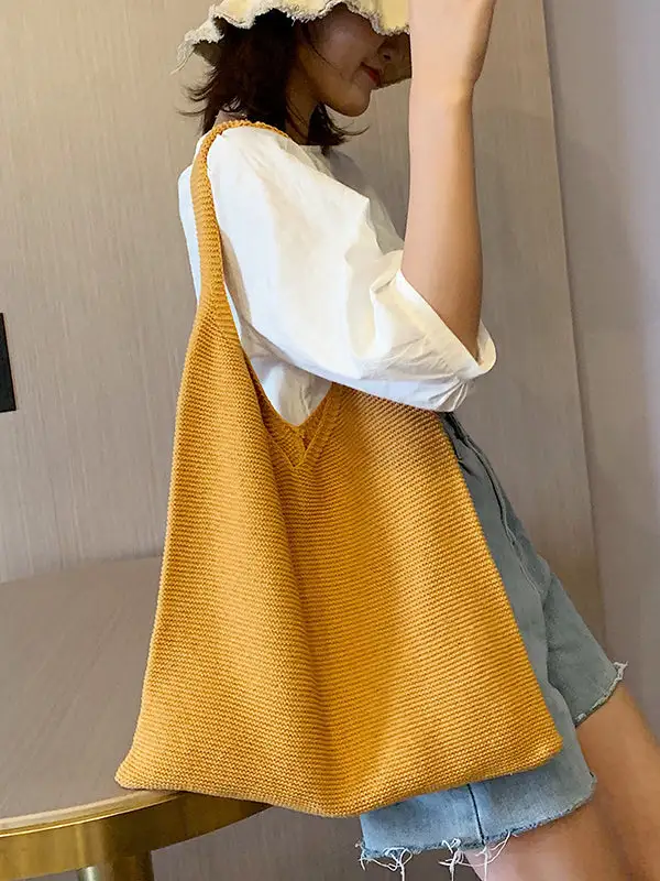 Classic Woven Vintage Shoulder Bag