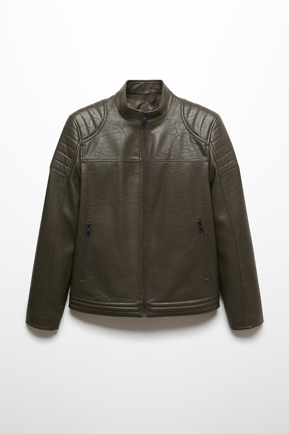 Nappa Leather-Effect Jacket