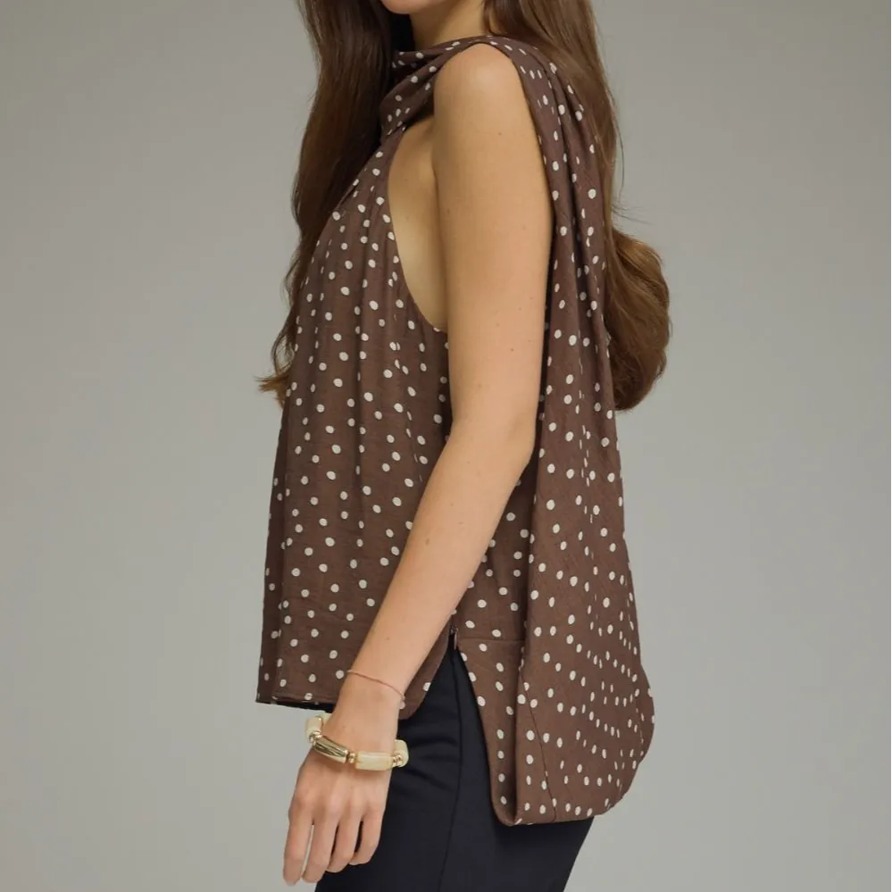 Polka Dot Cape Layer Top