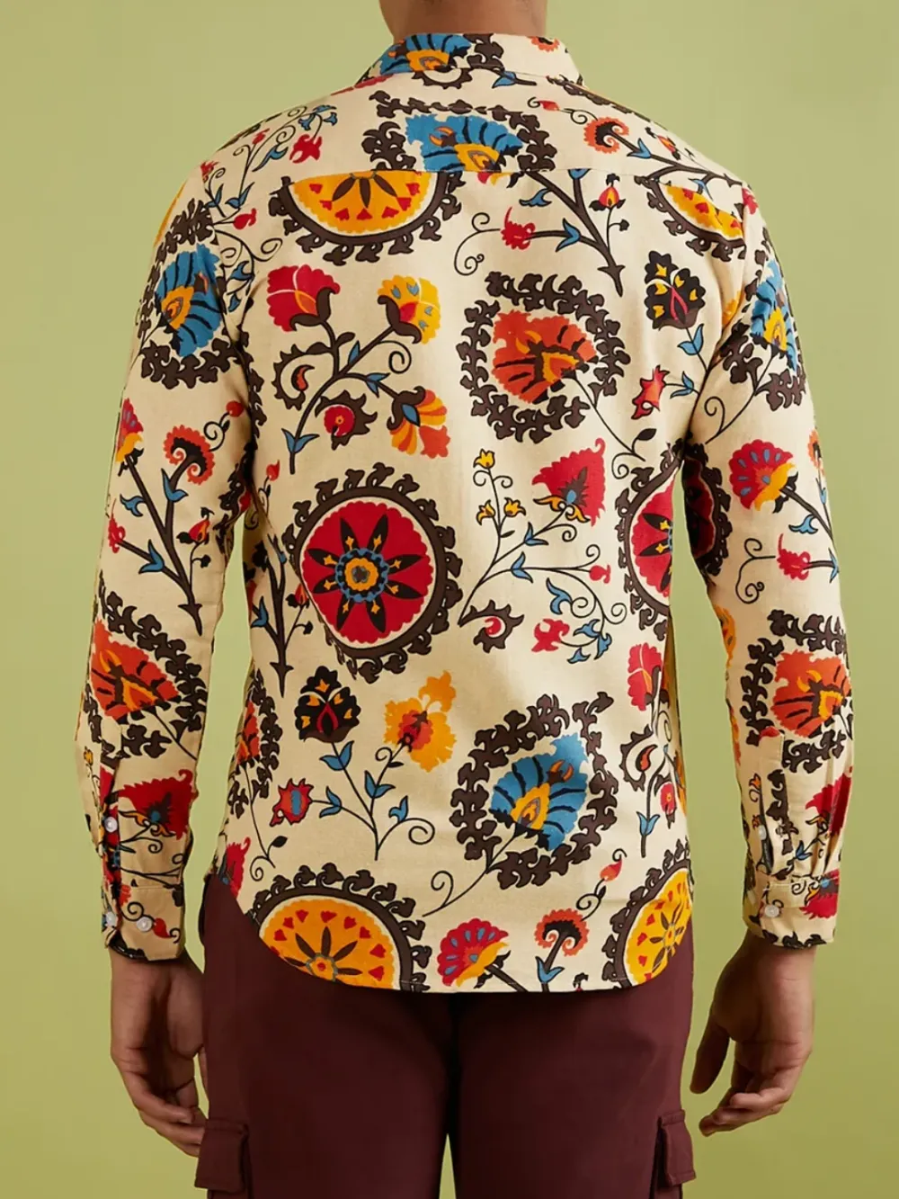 Full Sleeve Casual Style Floral Shirt