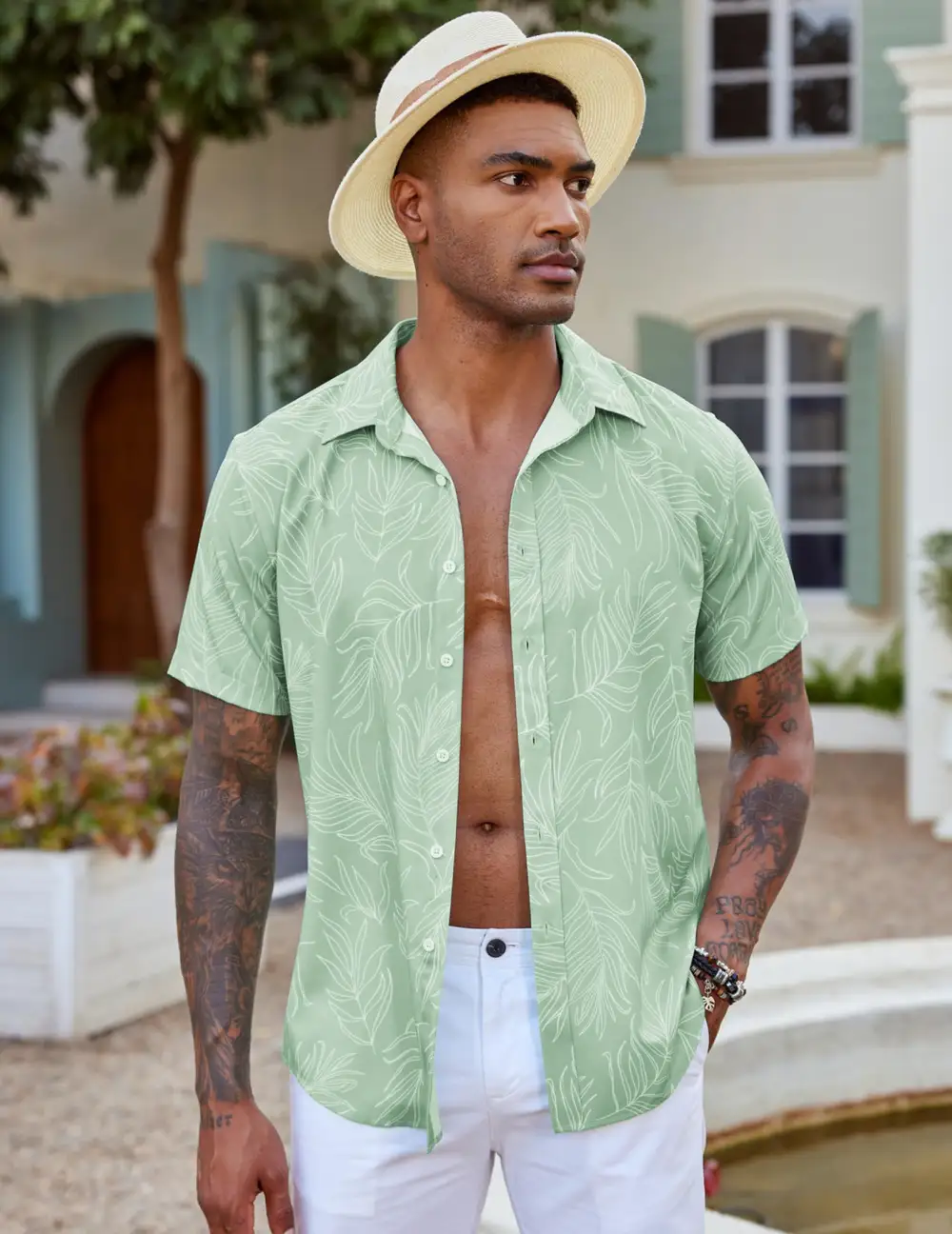 Casual Hawaiian Printed Vacation Shirt
