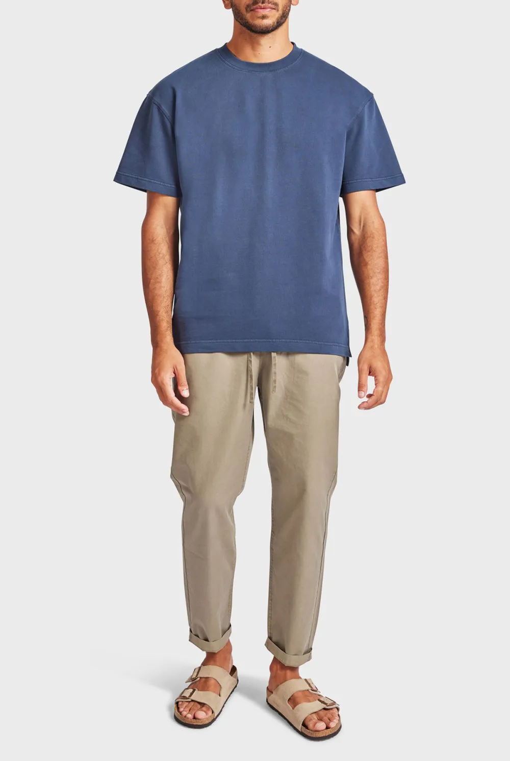 Short Sleeve Crew Neck Plain Tee