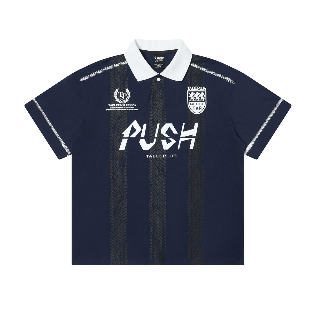 Men's Printed Lapel Sports Shirt