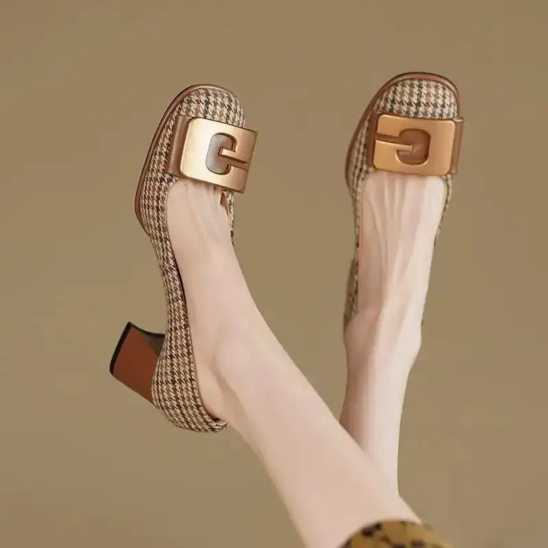 Square Toe Office Ready Pumps