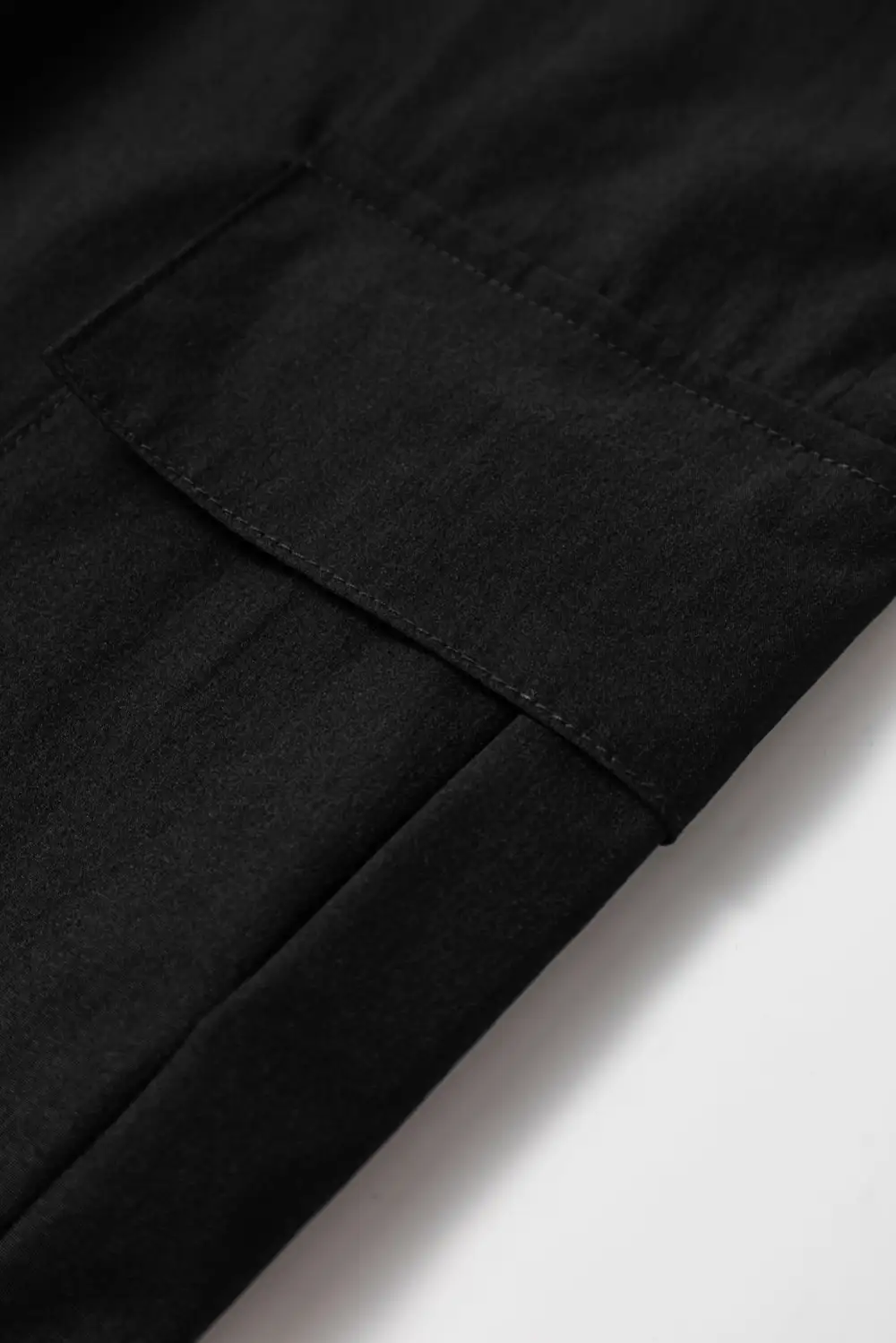High-Waist Slim-Fit Elastic-Waist Pocketed Cargo Jogger Pants
