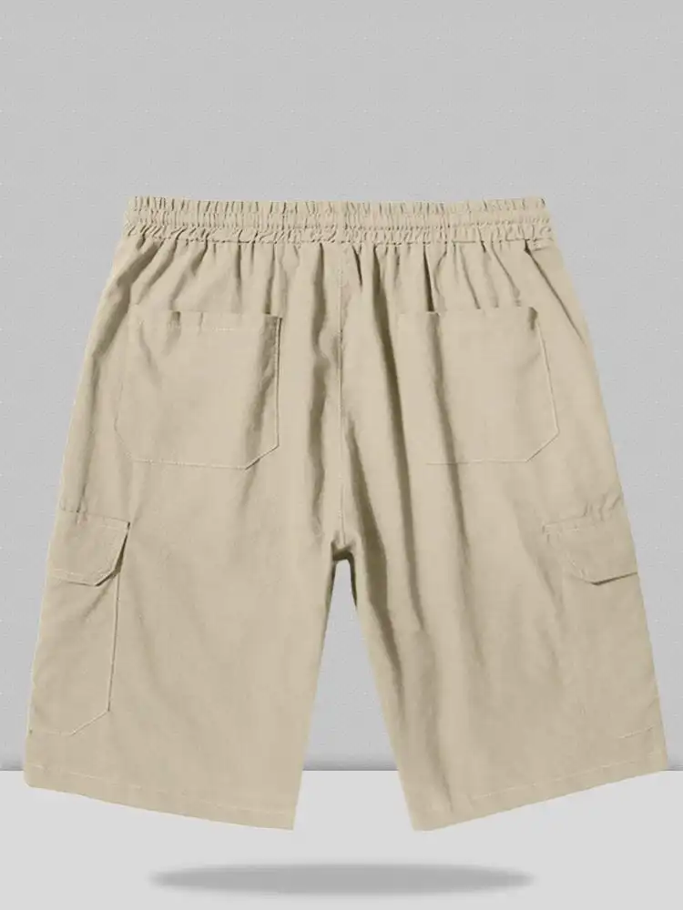 Linen with Pockets Shorts