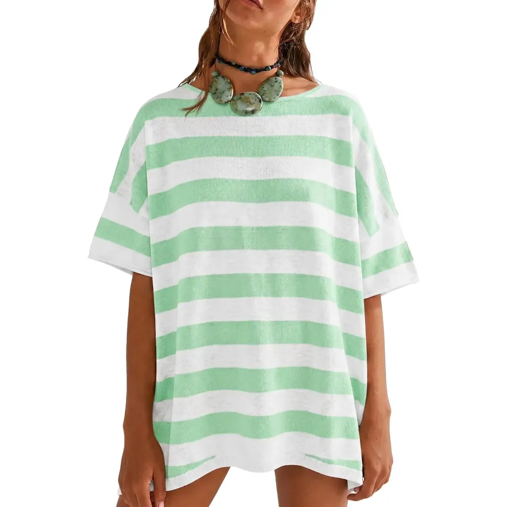 Women’s Oversized Short Sleeve Tunic Tee