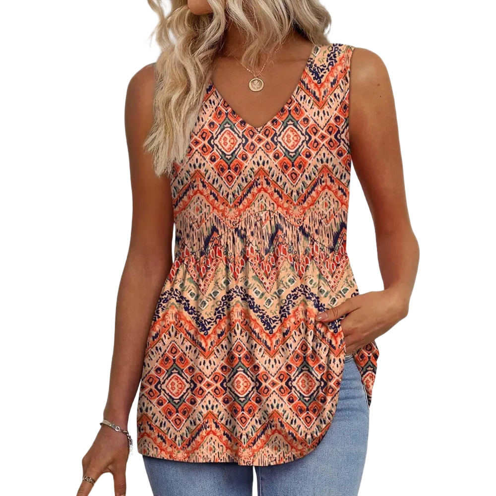 Women's V Neck Tank Tops