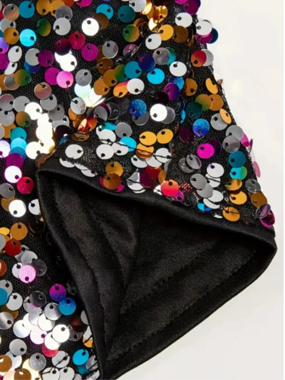 Clean Sequin Mini Skirt