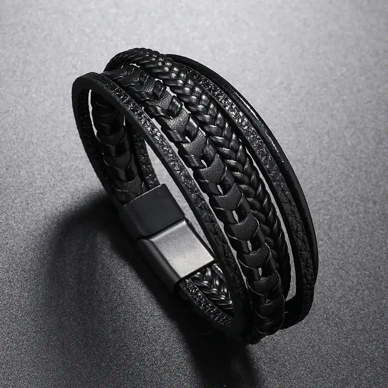 Layered Rope Cuff Bracelet