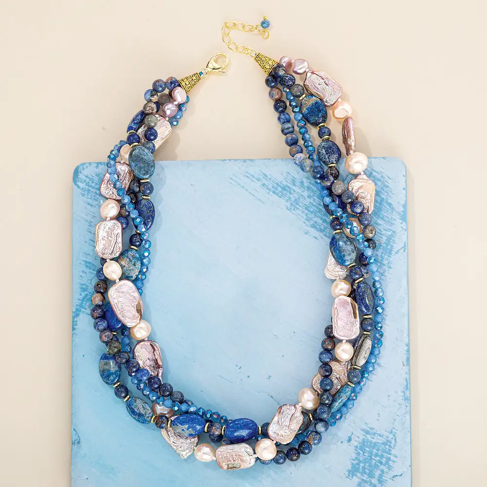 Pearl Twisted Strand Necklace