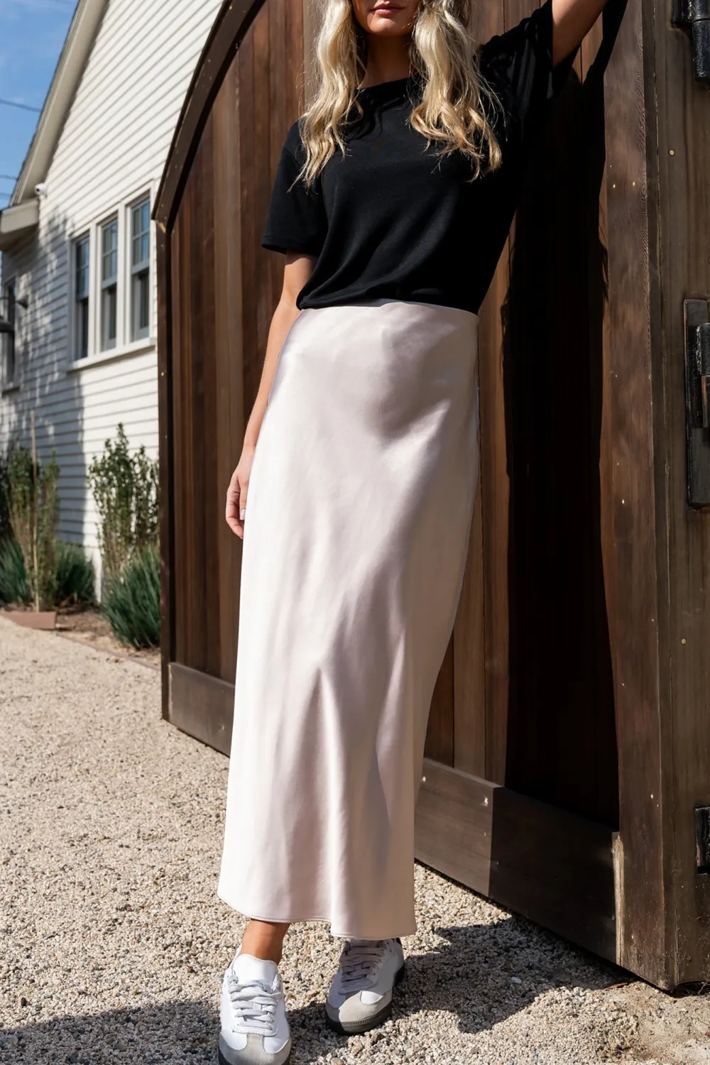 Basic Versatile Solid Color Comfortable Skirt