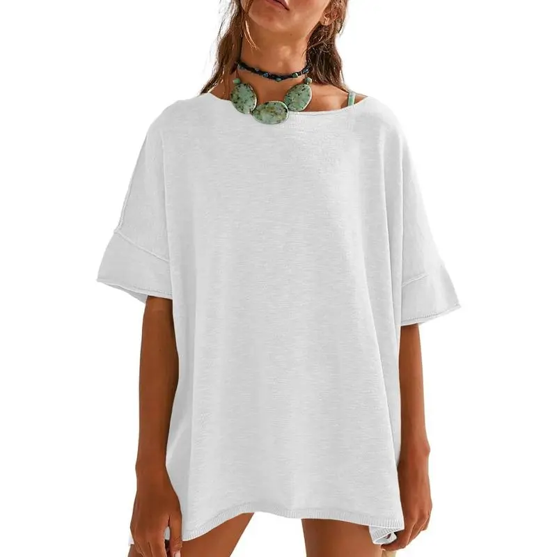 6PACK-Mineral Wash Oversized Top