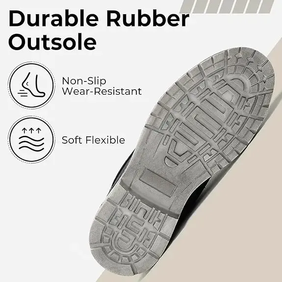 Mishansha Men's Women's Waterproof Snow Boots Winter Trekking Hiking Boots with Warm Fur Lining, Anti-Slip Sole, Insulated Outdoor Cold Weather Booties