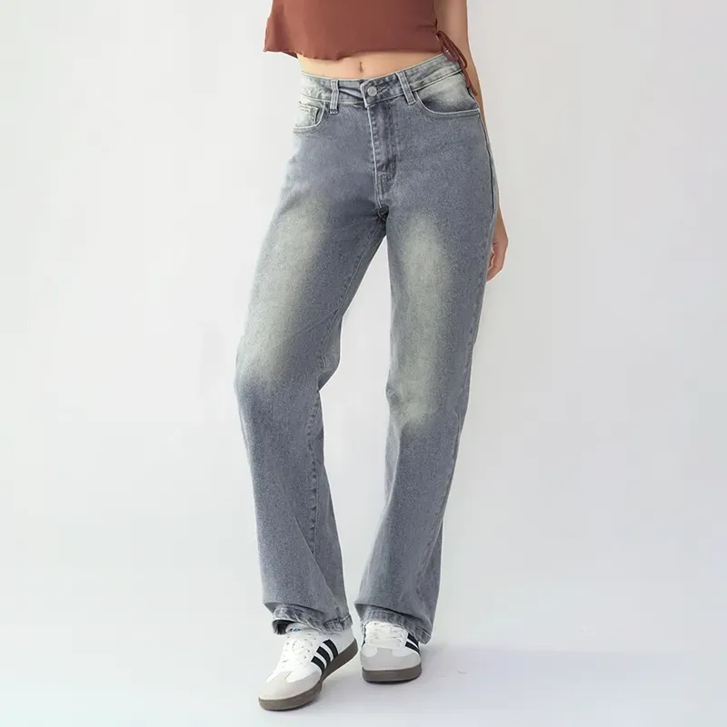 🔥Last Day 50% Off 🔥Women's Minimalist High Waist Denim Stretch Wide Leg Jeans