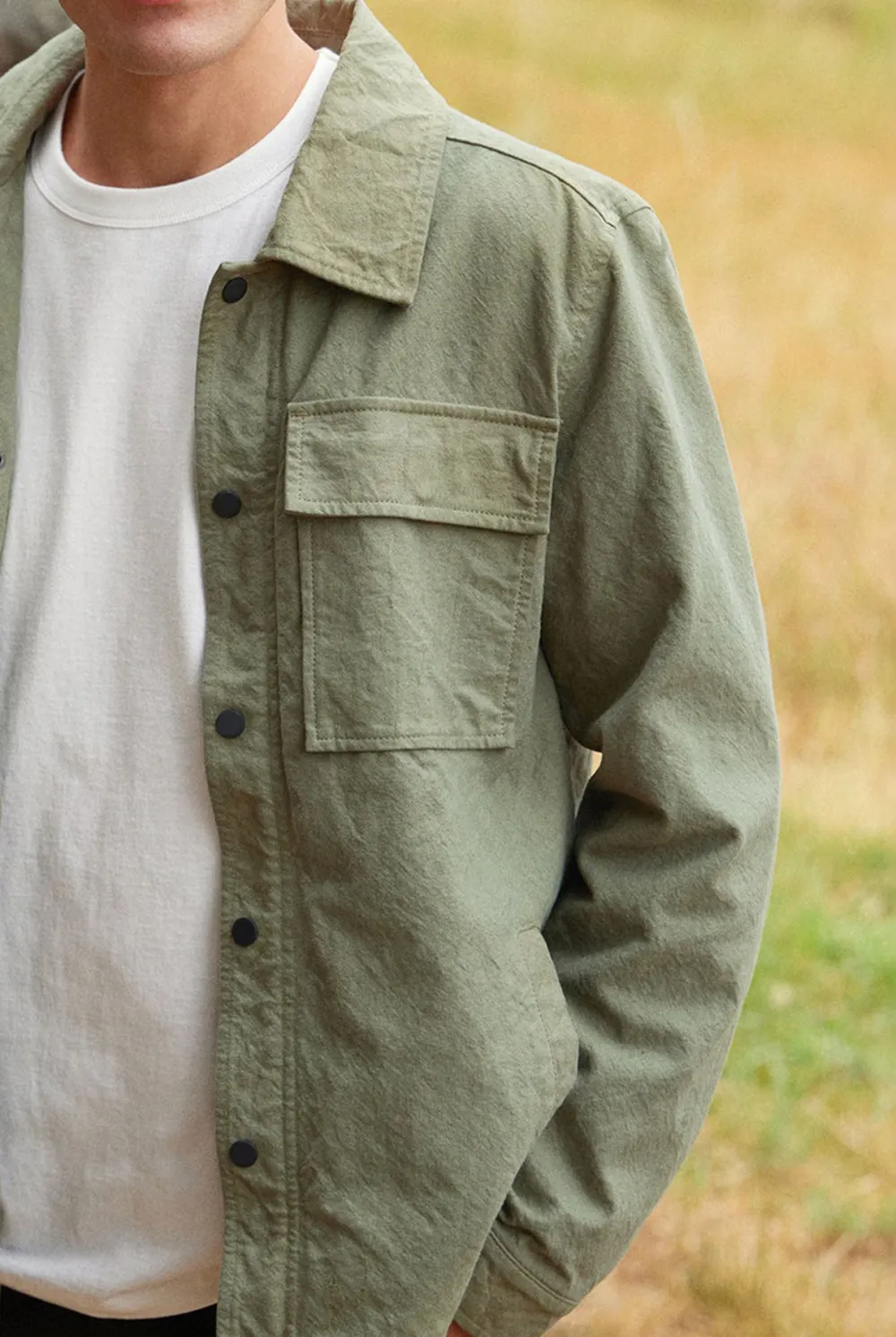 Evergreen Corduroy Shirt Jacket