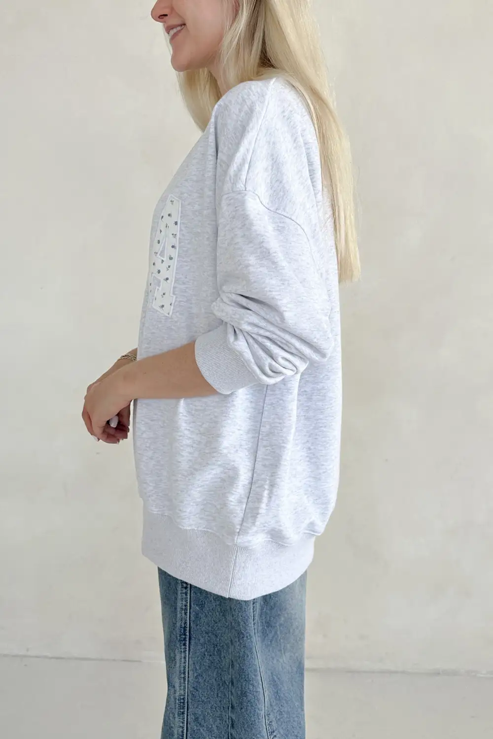 Smooth Fit Soft Embroidered Sweatshirt