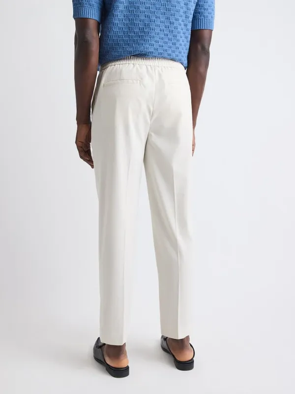Off White Tailored Suit Trousers