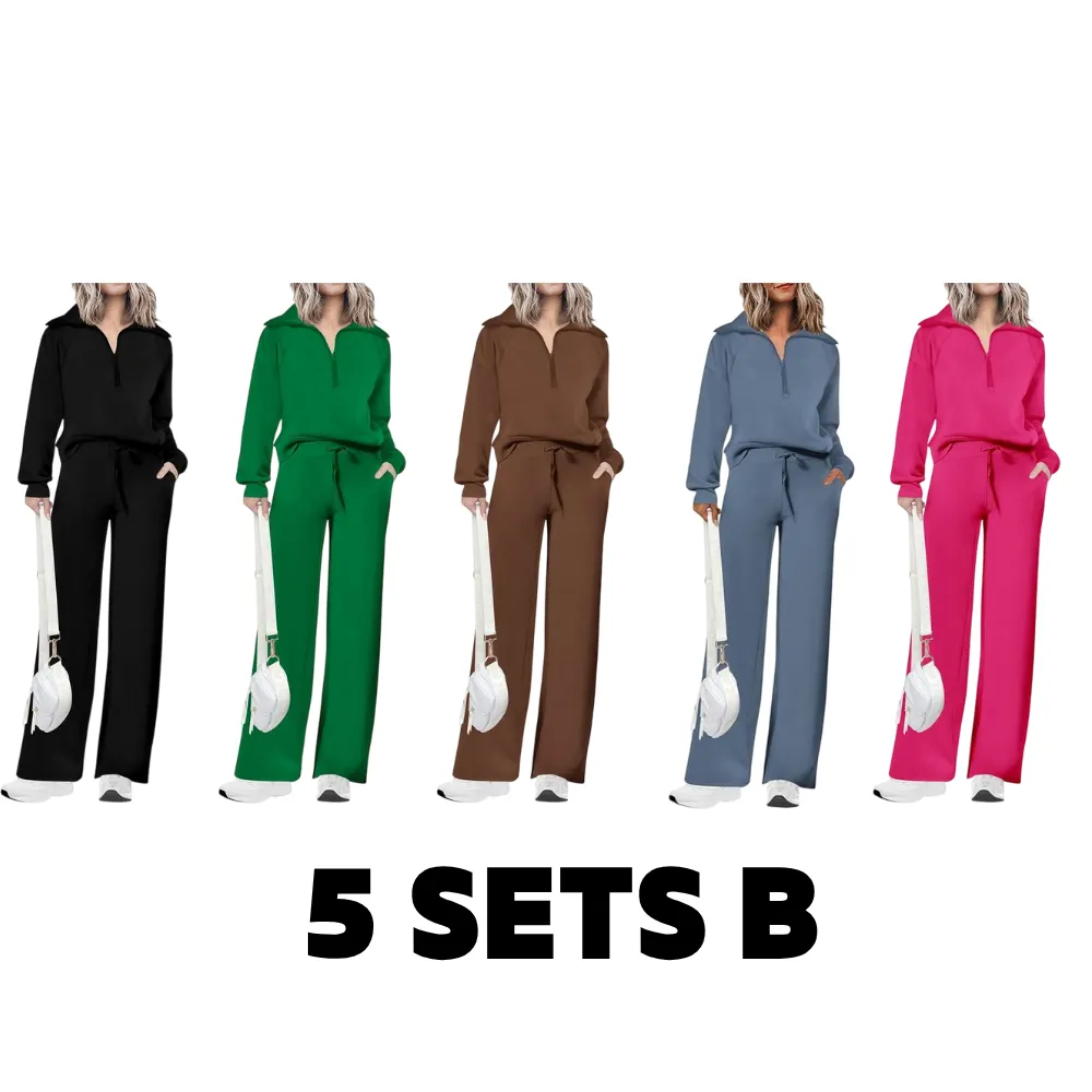 Women's Casual 2-Piece Sweatsuit Set
