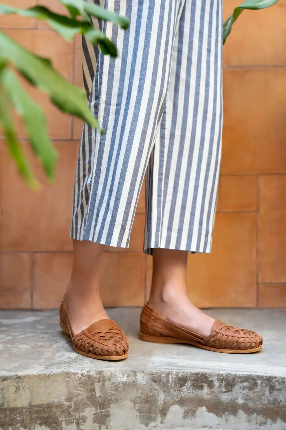 Artisan Weave Woven Huarache Sandals