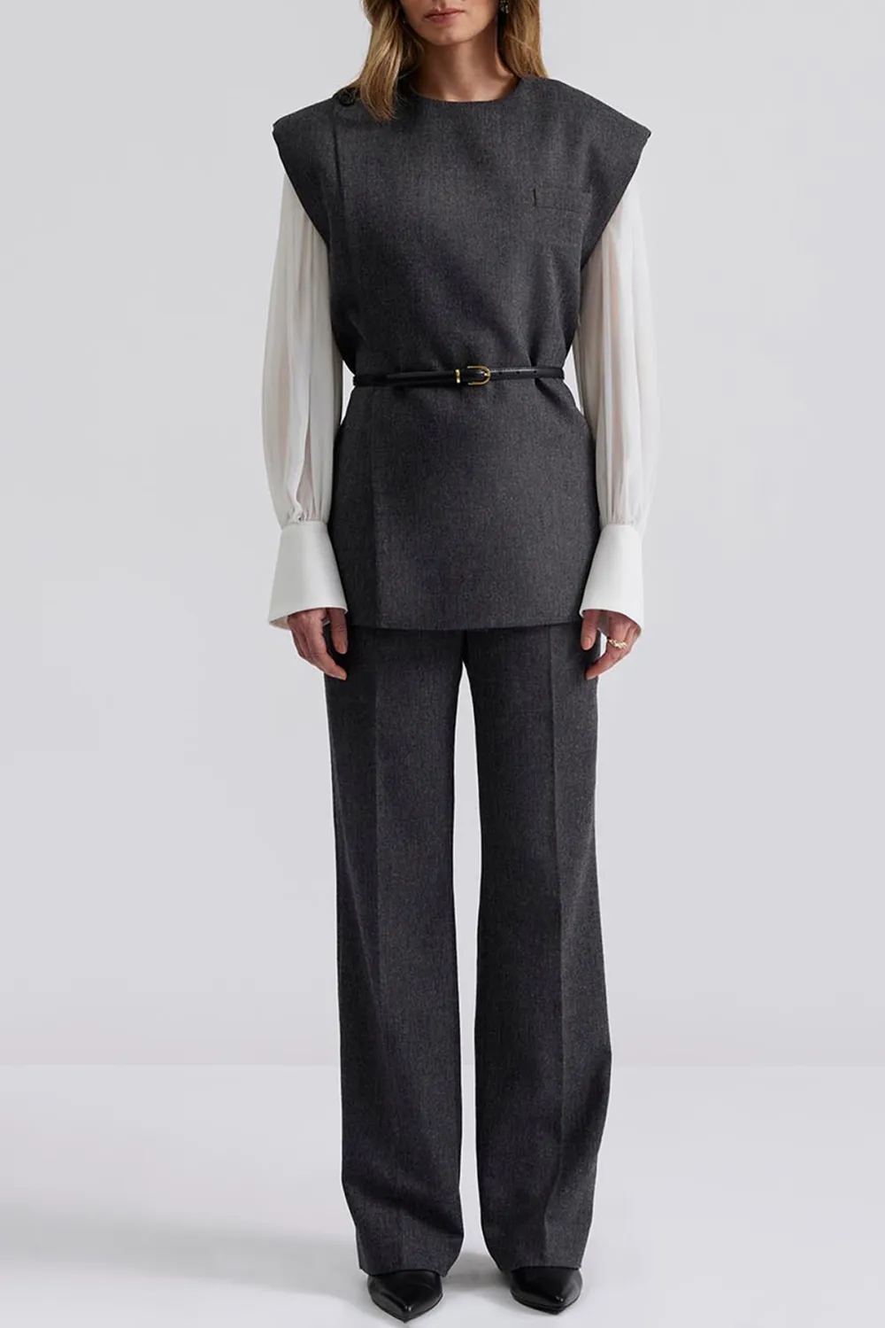 MARY VEST-Oversized vest