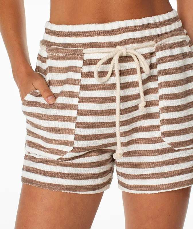 Soft Pleated Casual Shorts