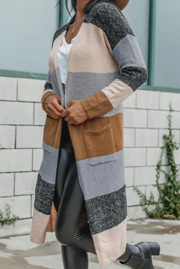 Everyday Layer Open Front Longline Cardigan