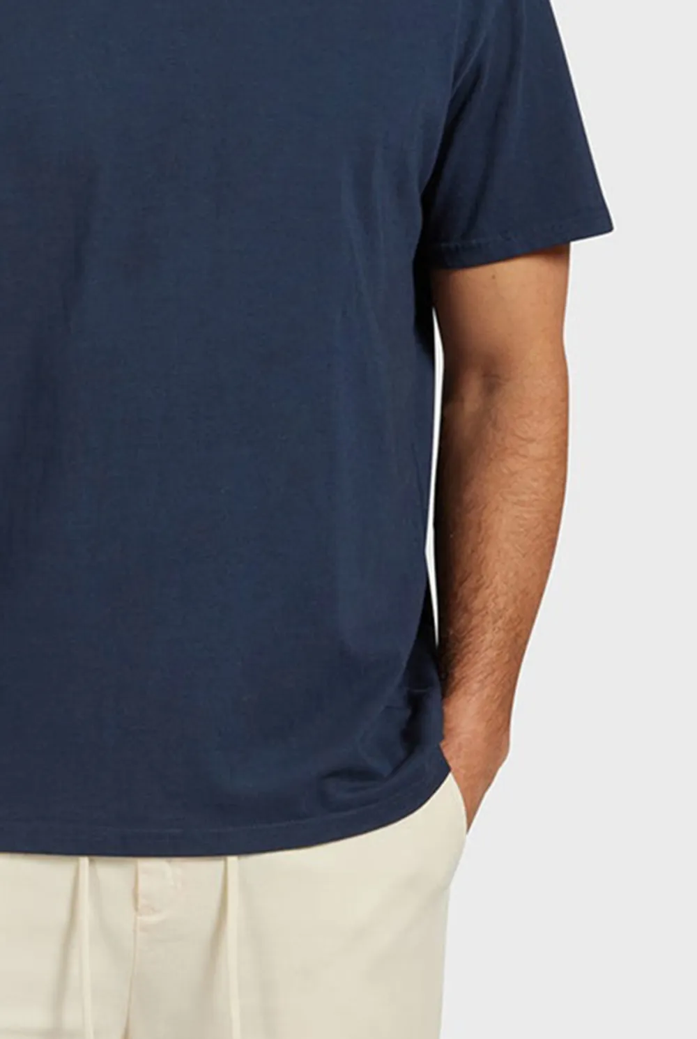 Navy Short Sleeve Crew Neck Tee