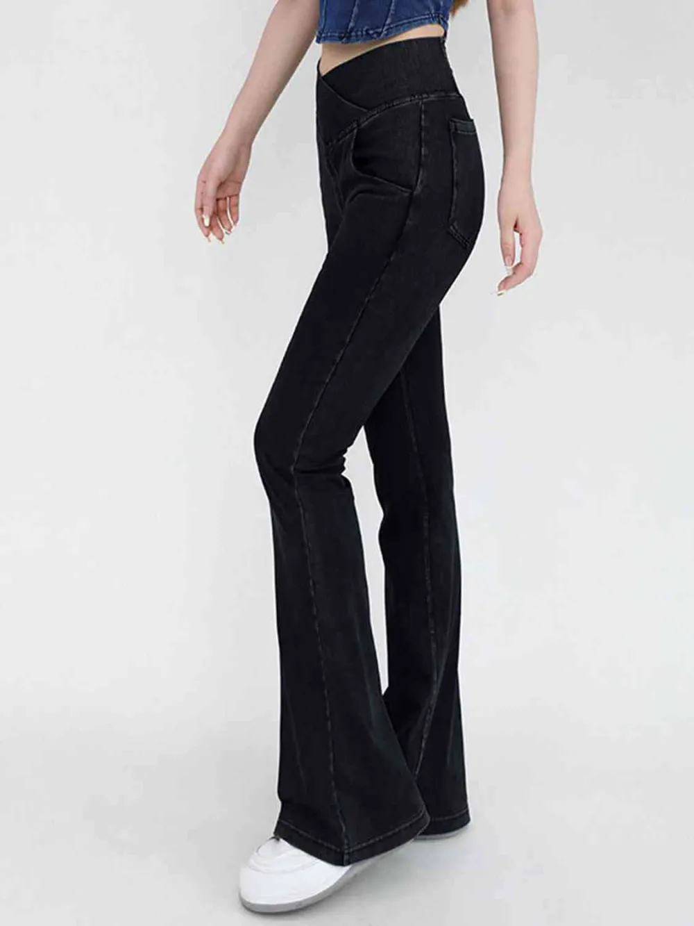 Short Sleeve Balanced Fit Denim Jeans