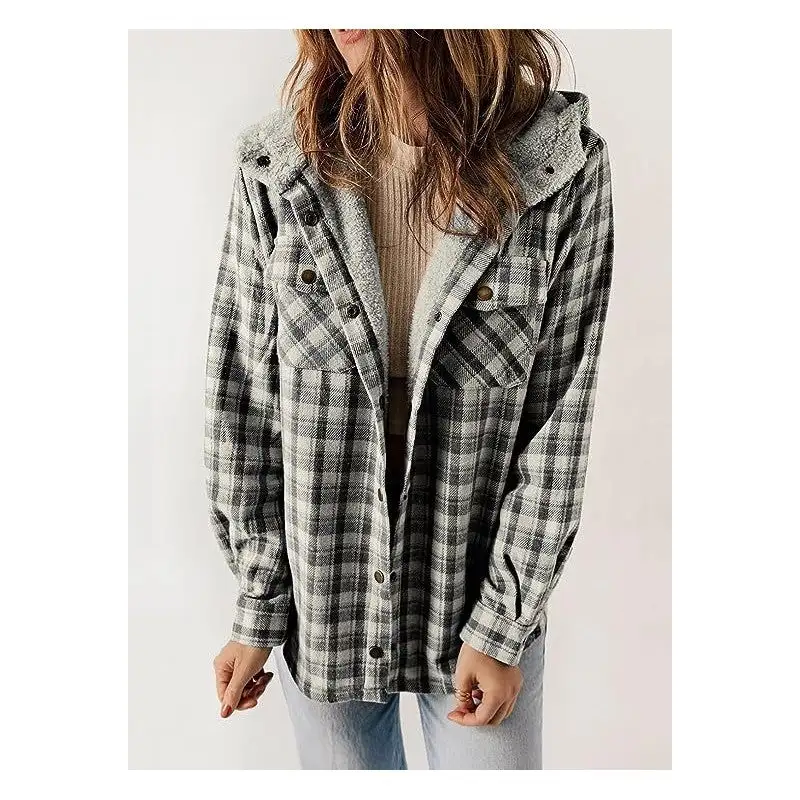 Hooded Wool-Blend Relaxed Outerwear Coat