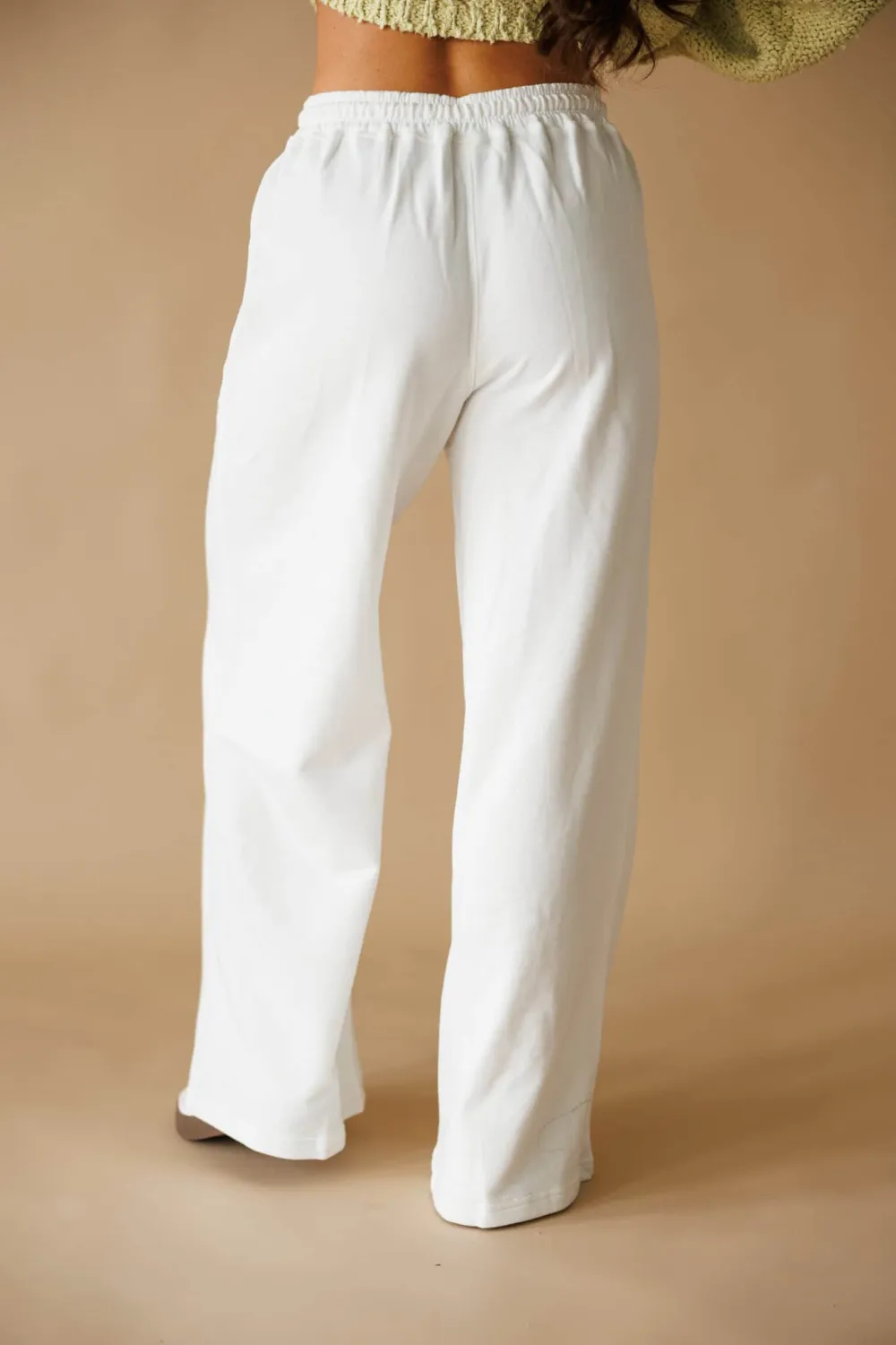 Wide-Leg Drawstring Pants