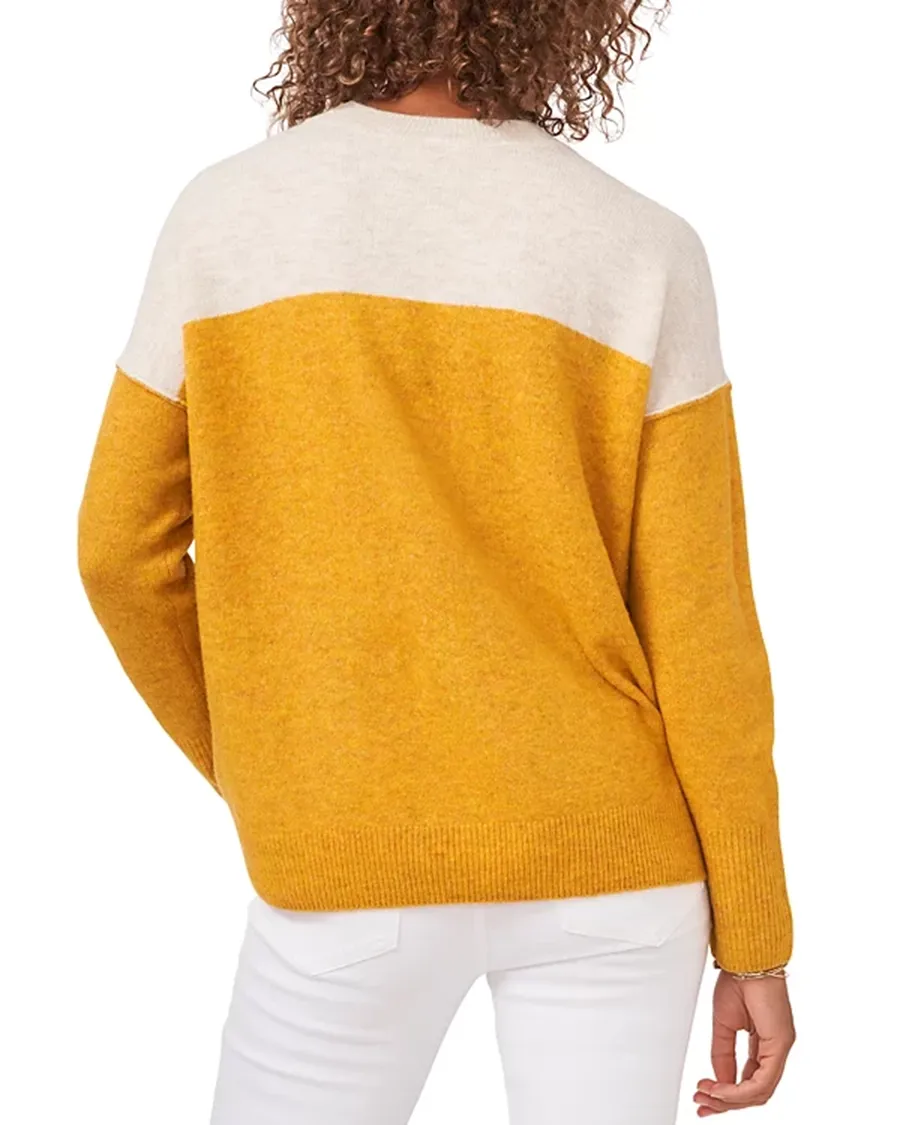 Pullover Color Blocked Sweater