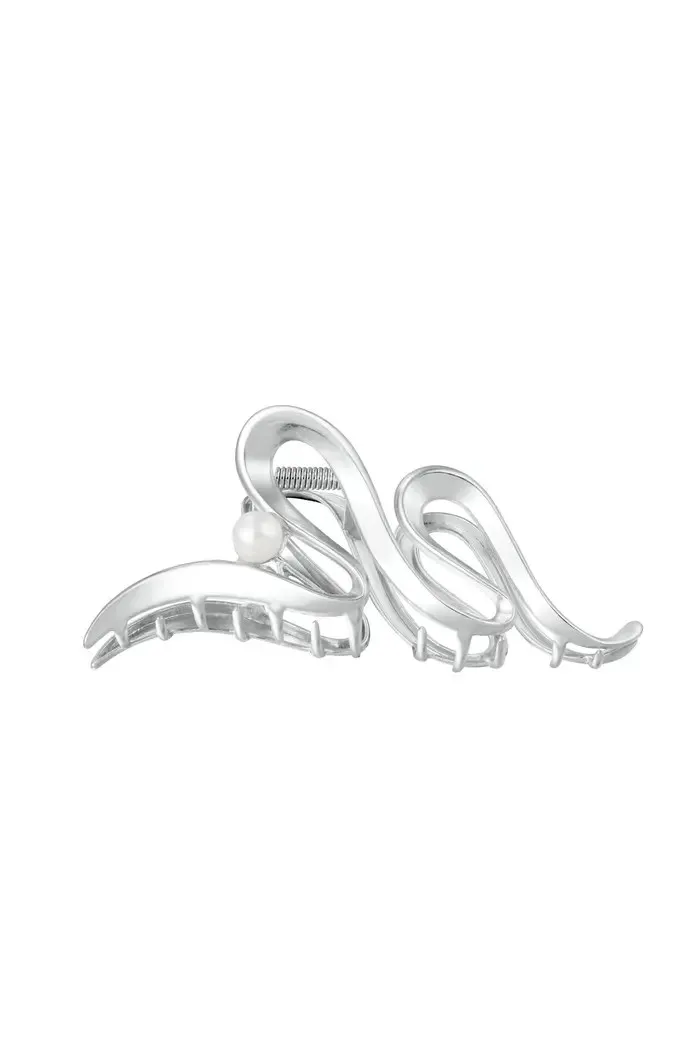 Soft-Form Pearl Accent Hair Clip