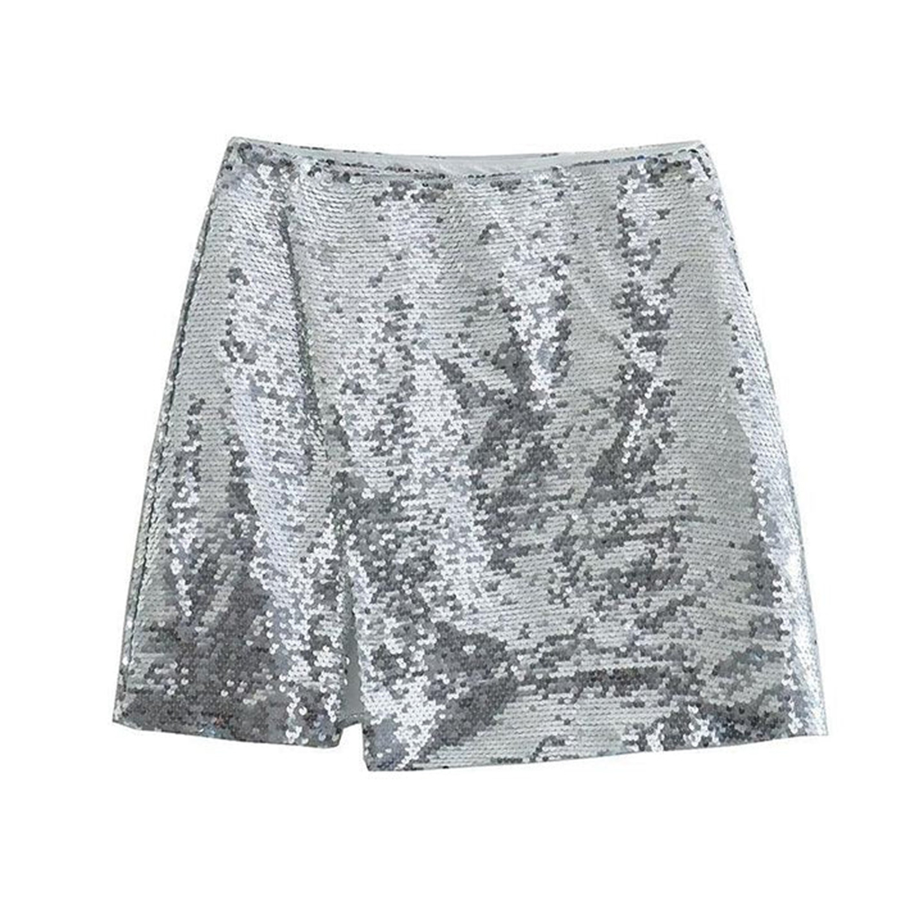 Bling Sequin Mini Skirt