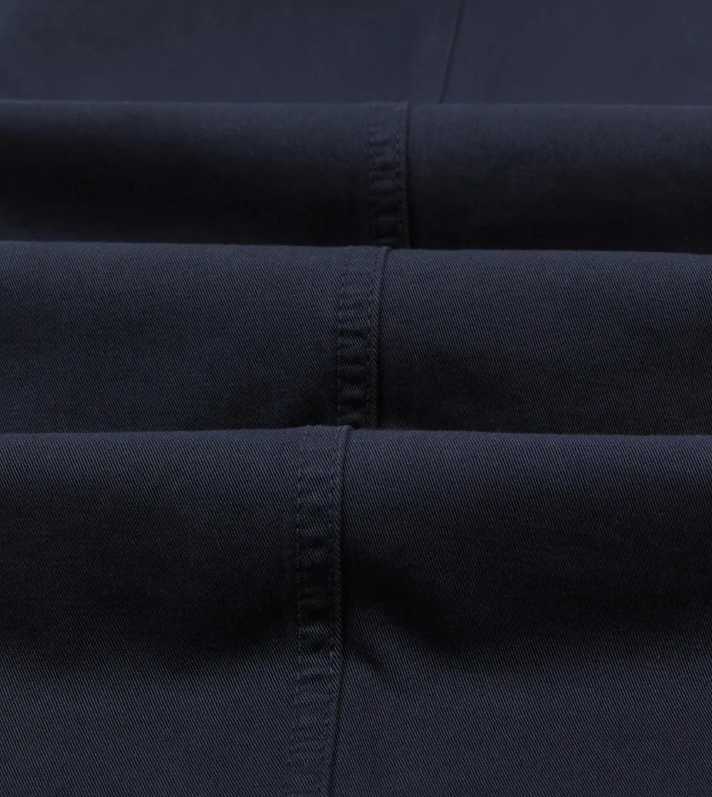 Daily Navy Cotton Flat Front Chino