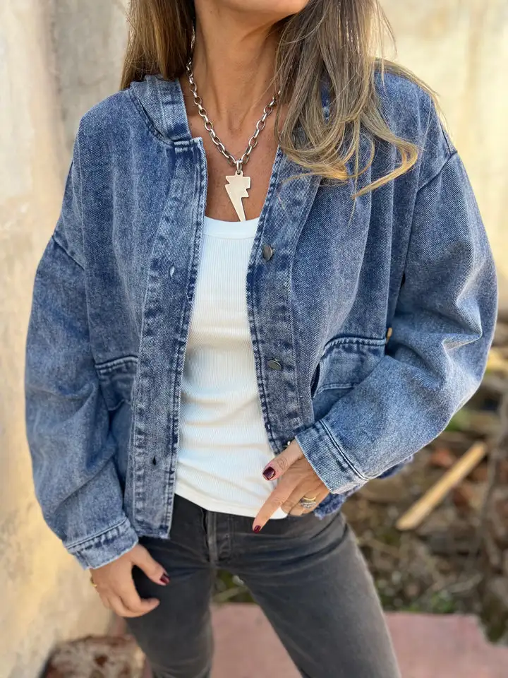 [3Pack]Fashion Denim Jacket