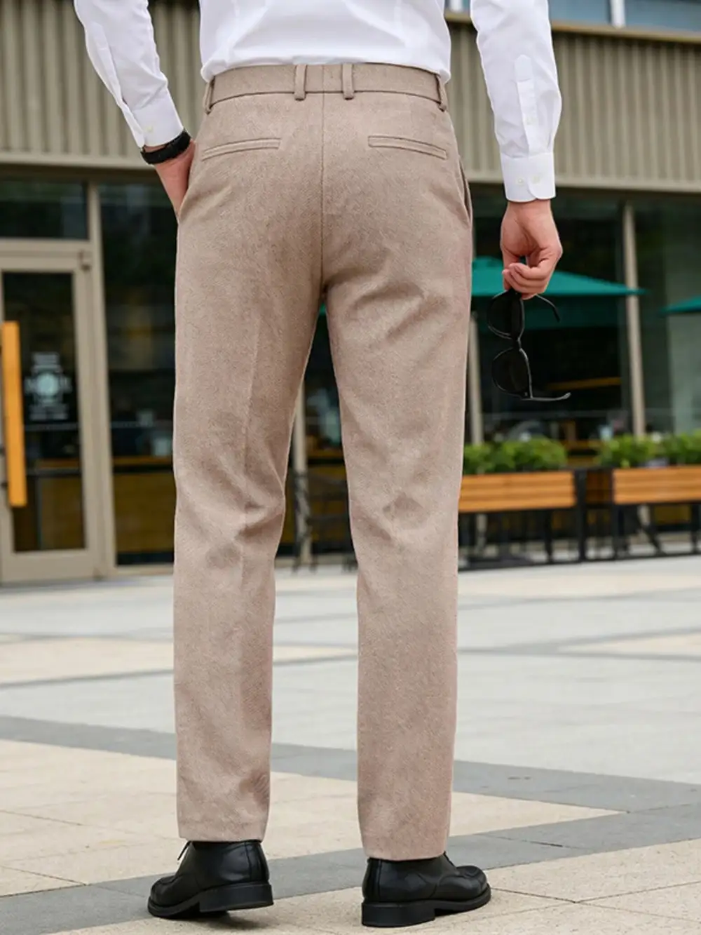 Men's Full Size Classic Fit Dress Pants Plus