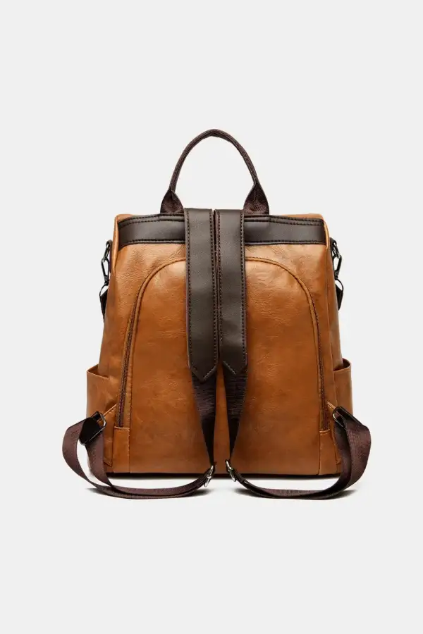 Refined Vegan Leather Backpack