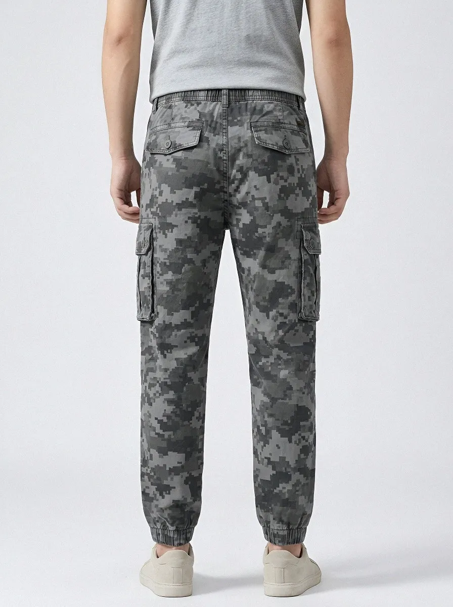 Digital Camo Camouflage Camouflage Cargo Pants