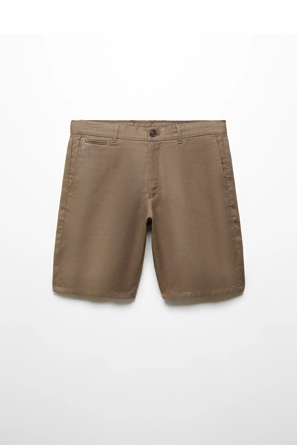 Slim-Fit 100% Linen Shorts