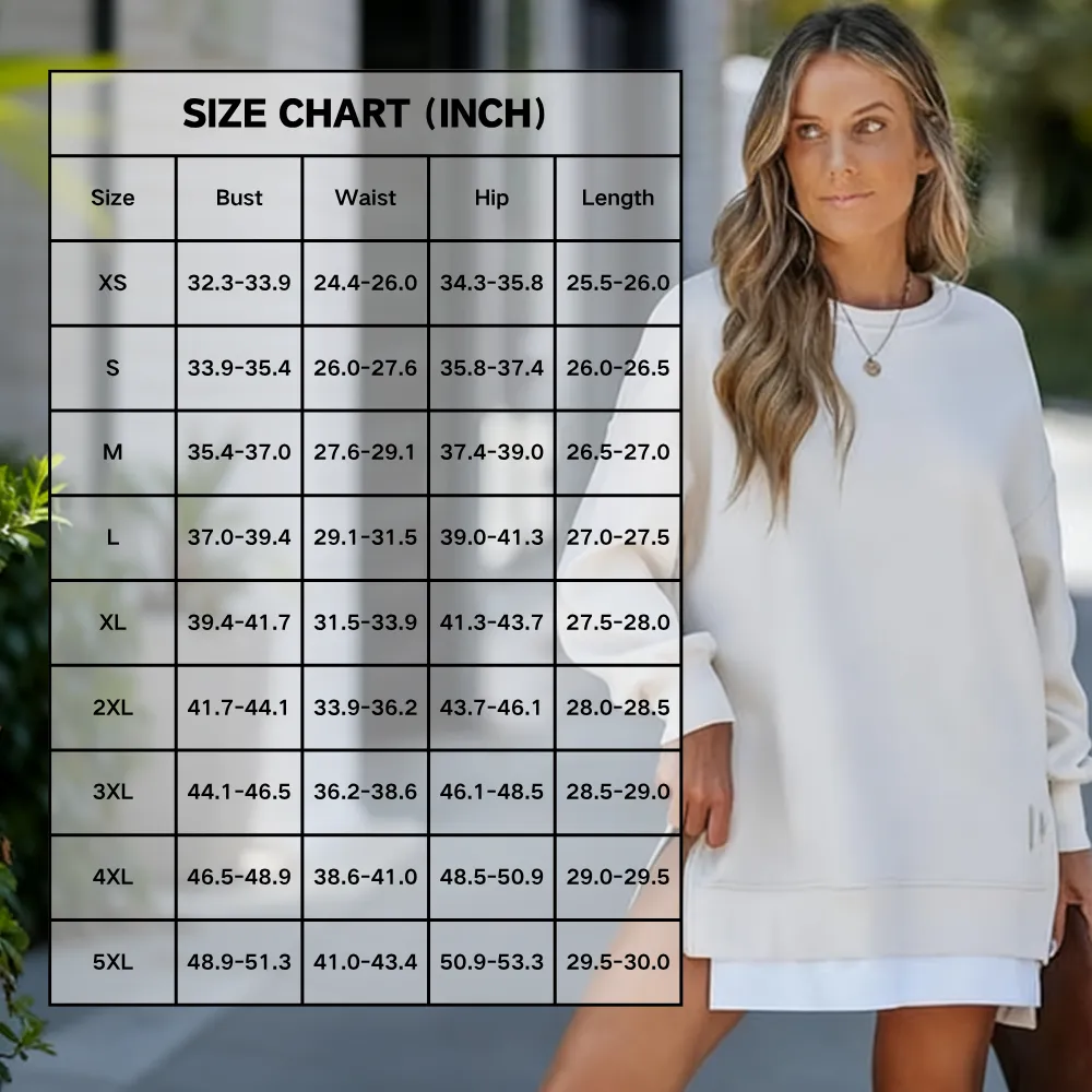 Womens Long Sleeve Pullover Sweatshirt Zipper Slit Casual Dress