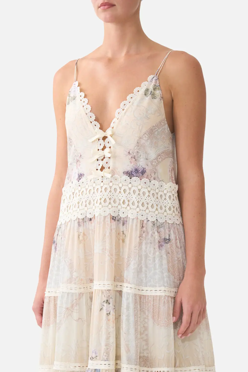 Trapeze Tiered Dress