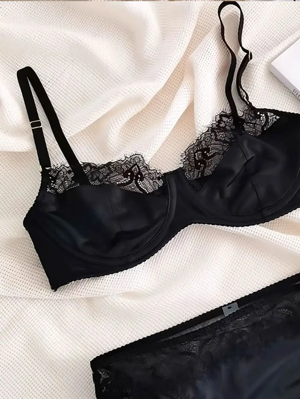 Lace Eyelash Bra