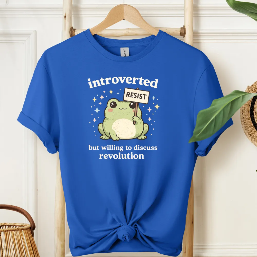 Whimsical Frog Graphic T-Shirt