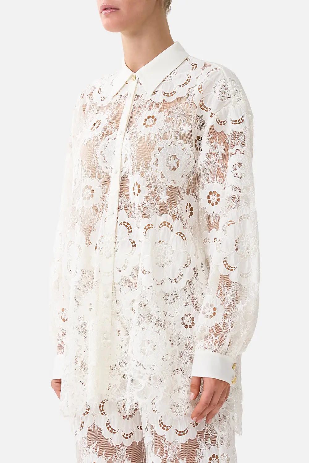 Stepped Hem Shirt